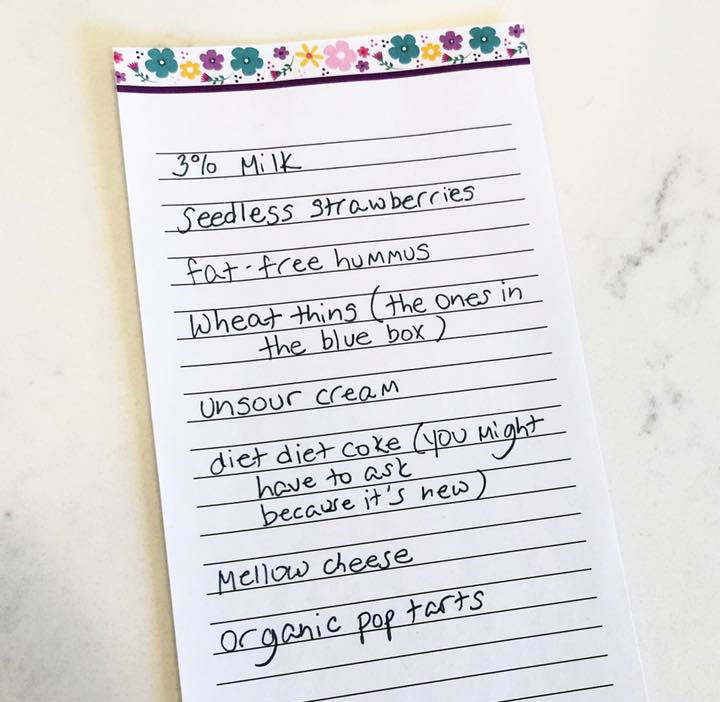 WIfe_shopping_list