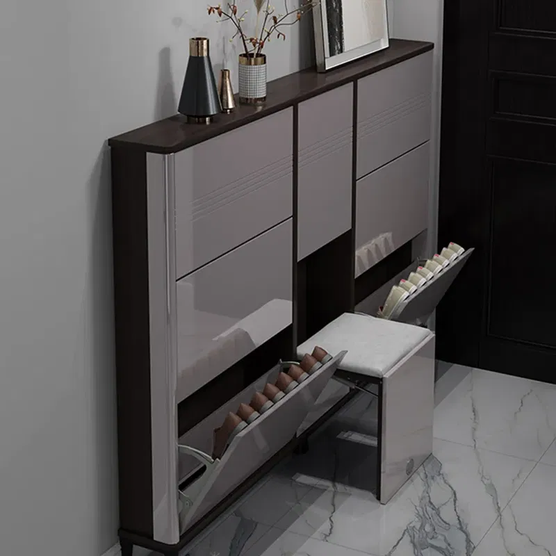 shoe-storage-gray-ultra-thin-cabinet