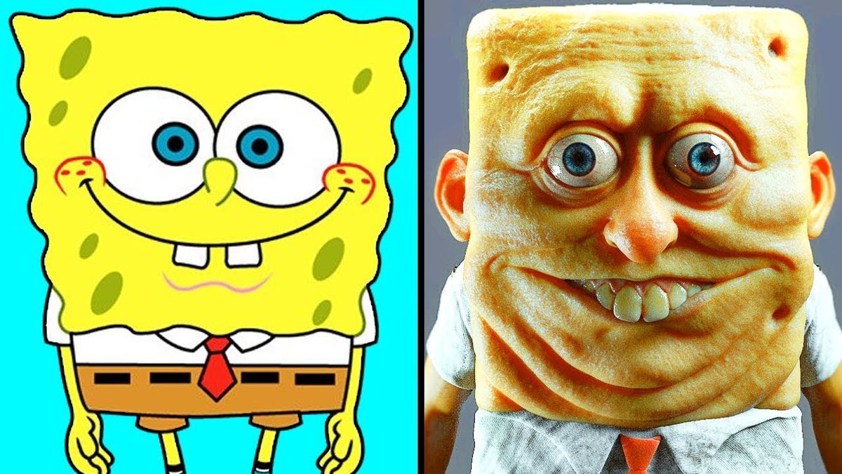 cartoon characters in real life