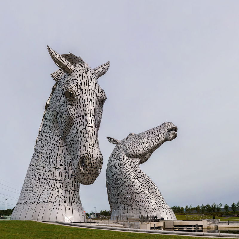 The Kelpies World’s Largest Horse Sculptures in Scotland