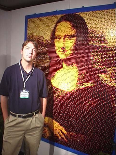 LEGO Mona Lisa by Eric Harshbarger