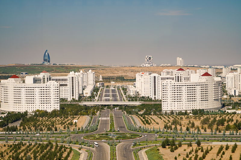 Ashgabat, capital city of Turkmenistan