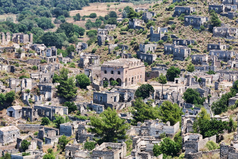 Kayaköy City Ruins in Turkey