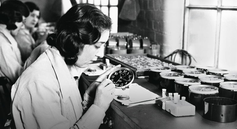 Radium Girls Working in the Factory