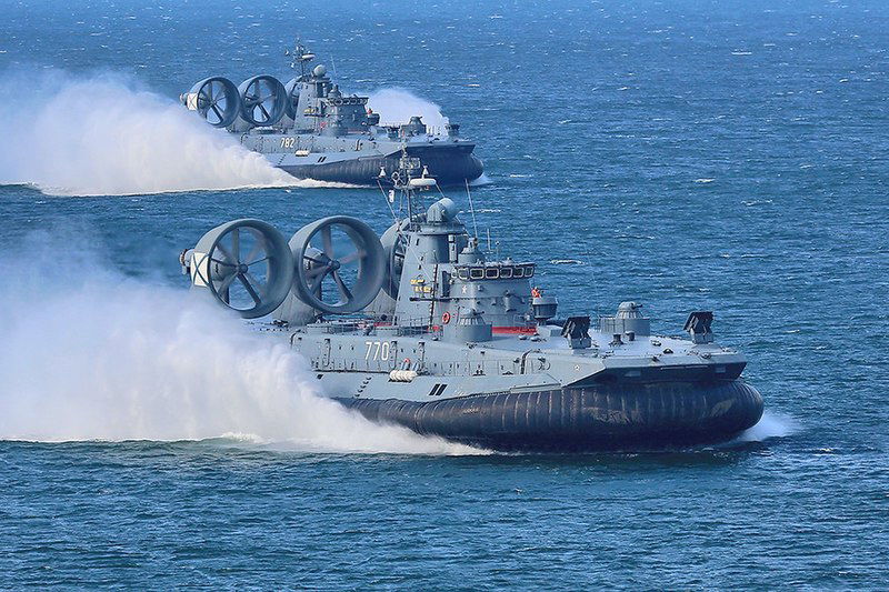 Russian Zubr Hovercraft