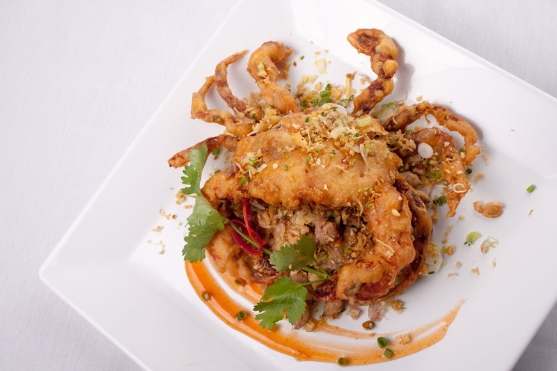 Fried soft shell crab