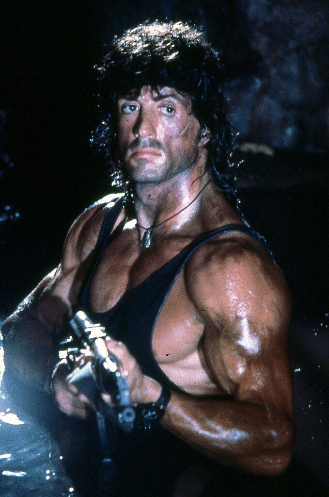 Sylvester Stallone in Rambo Movie