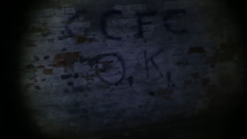 Weird Graffiti on the Wall