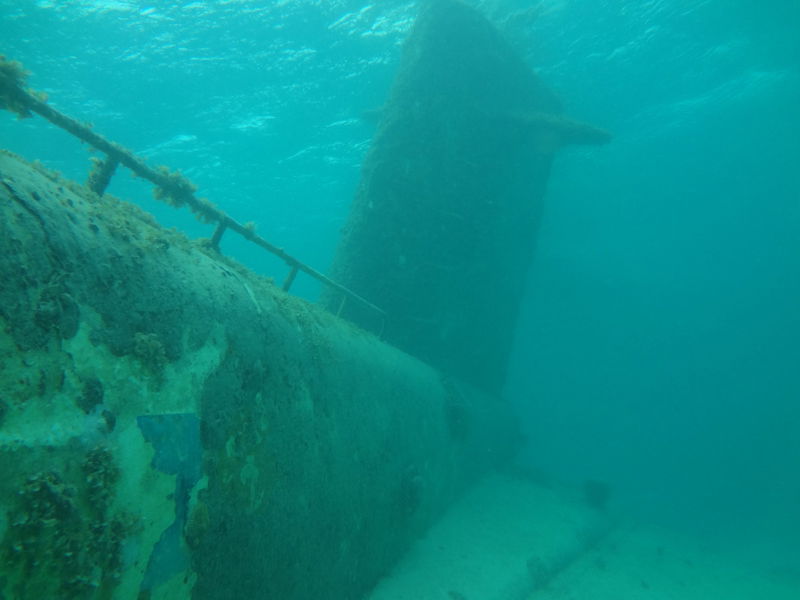 Sunken submarine