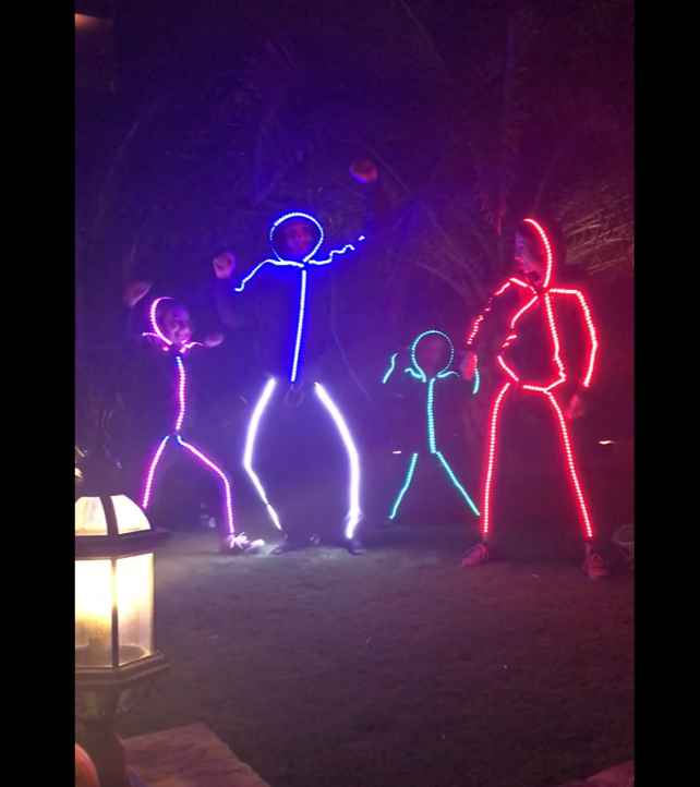 illuminated stick figure halloween costume