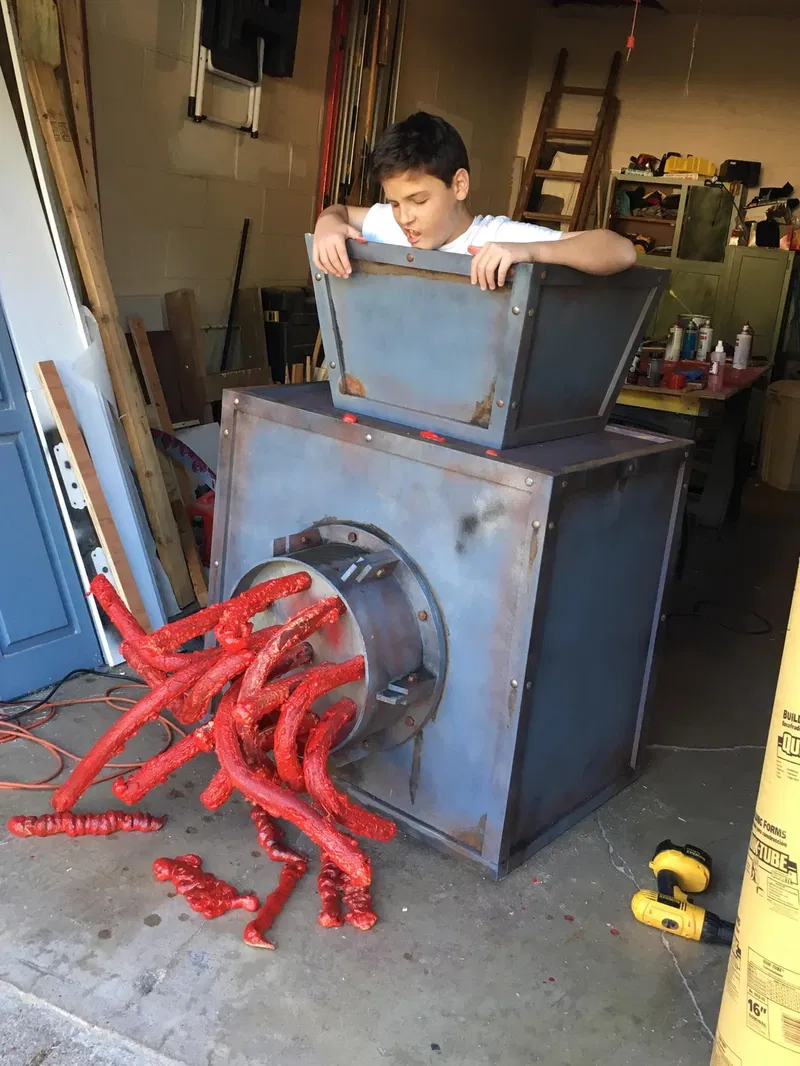 human meat grinder halloween costume