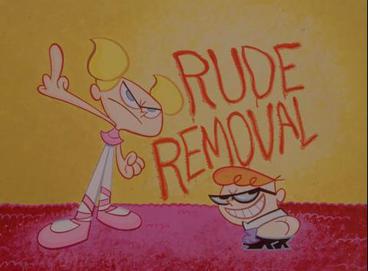 Dexter's Laboratory Rude Removal controversy