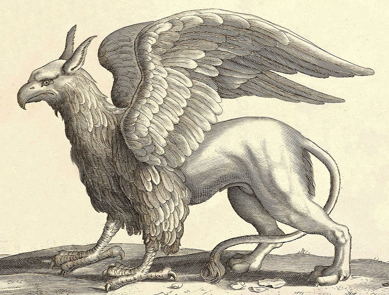 myth of a griffin-like creature