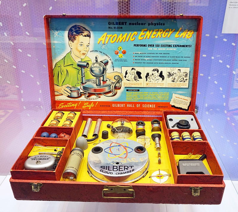 Gilbert U-238 Atomic Energy Lab, uranium toy