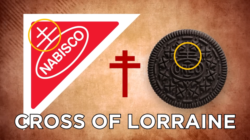 Cross of Lorraine on Oreo