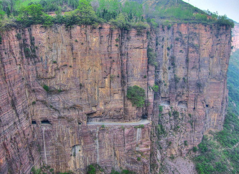 Guoliang tunnel road, China