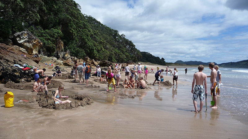 Hot Water Beach New Zealand