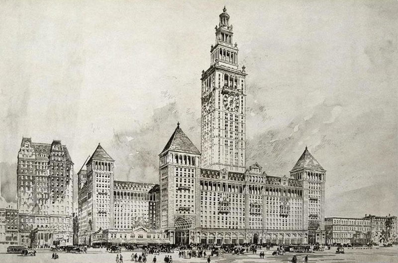 Early plan for Grand Central Terminal