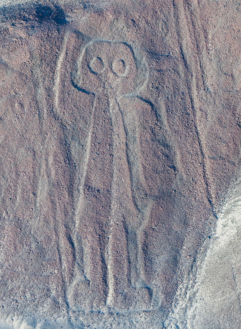 Nazca Lines Humanoid Figure