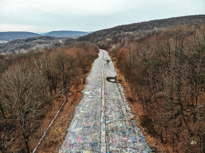 Graffiti Highway - Centralia, Pennsylvania, the burning ghost town