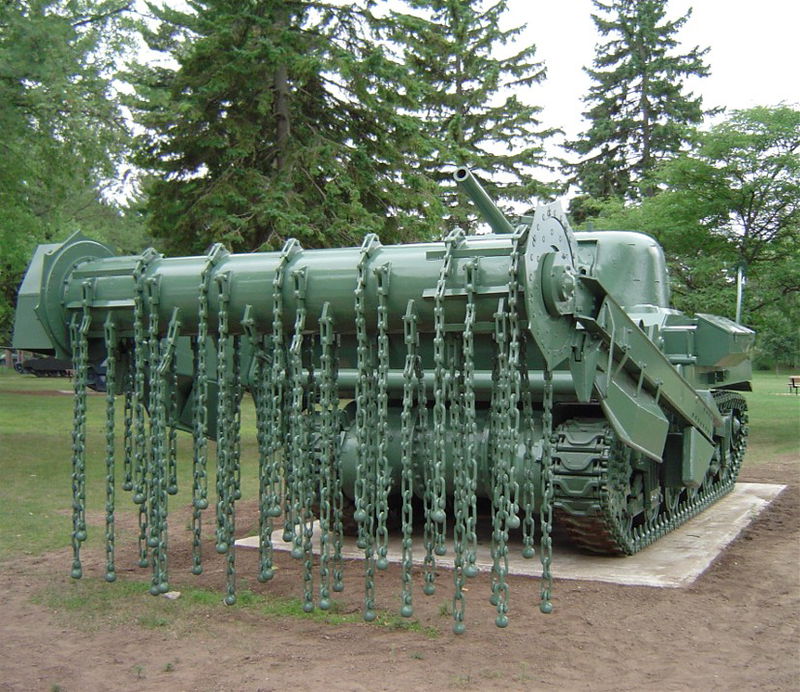 M4a4 flail cfb borden, the mine flail tank