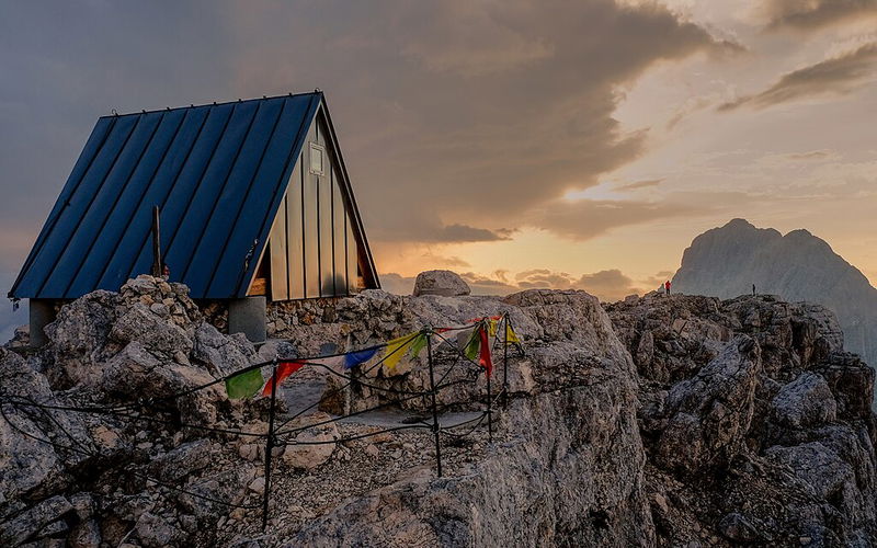 Bivacco Luca Vuerich, the Foronon del Buinz Mountain Hut