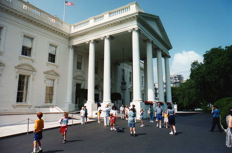 Visitors in White House