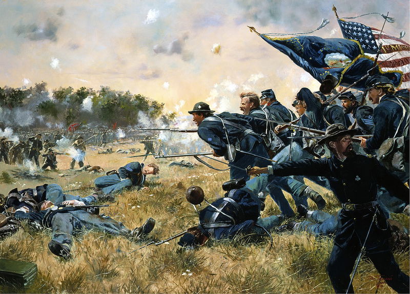 Battle of Gettysburg First Minnesota Infantry Regiment