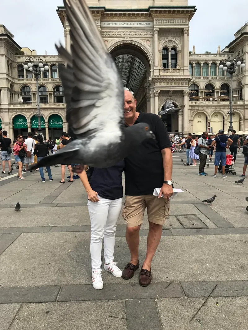 pigeon photobomb