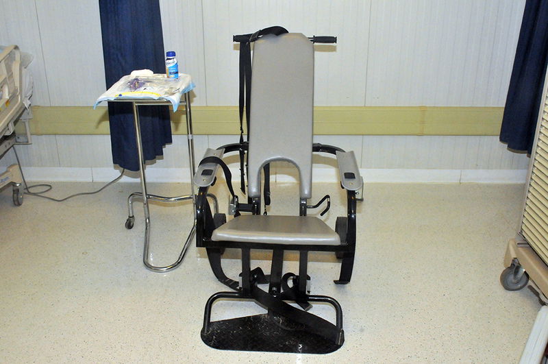 Guantanamo force feeding restraint chair