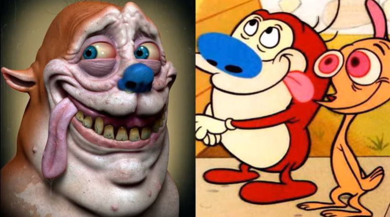 Stimpy__Courage_the_Cowardly_Dog