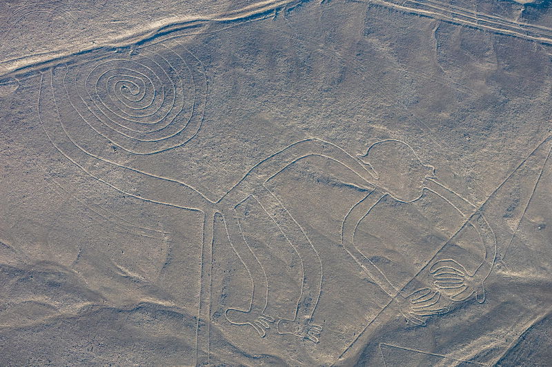 Nazca Lines in Peruvian Desert