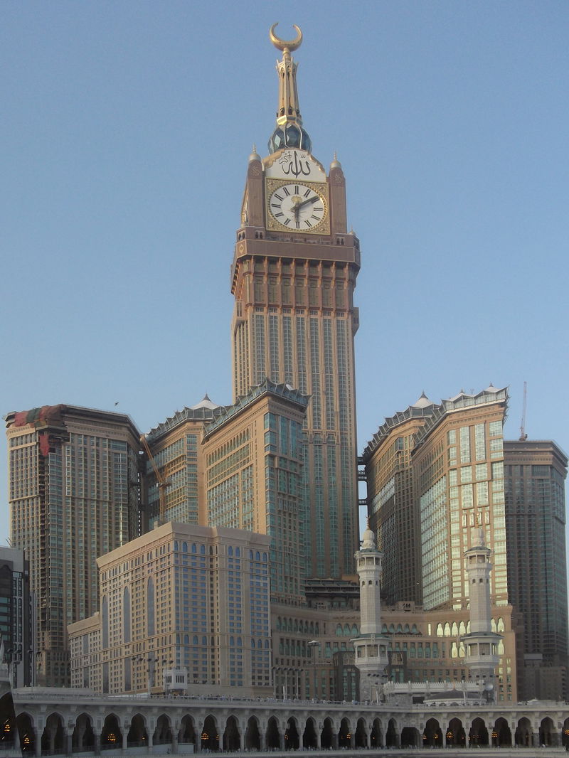 Makkah Clock Royal Tower in Abraj-al-Bait Towers