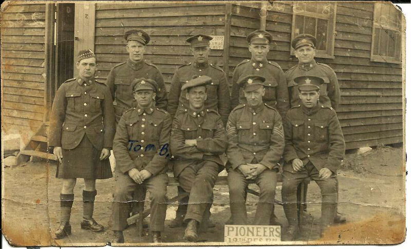 Canadian Soldiers in WWI