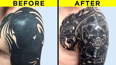 Most Creative Tattoo Cover Ups