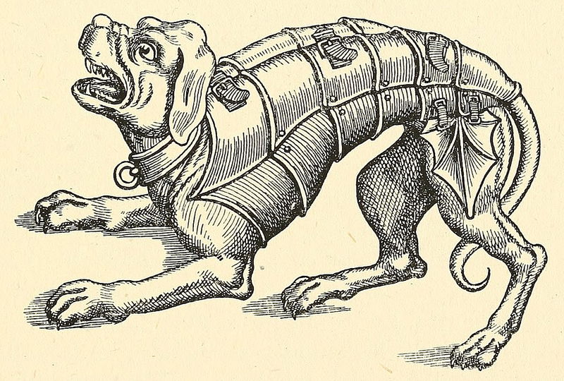 Full war armor for dog