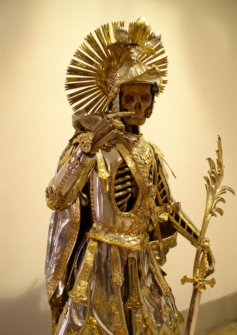 St Pancratius armor, catacomb saints